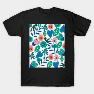 Lively fresh fruits and flowers T-Shirt